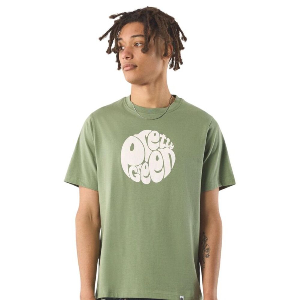 Pretty Green Mens Gillespie T-Shirt / Light Green
